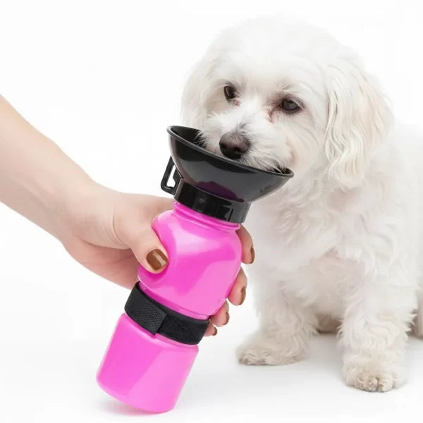 🐶 Botella Bebedero Portátil para Perros – 500 ml 💧