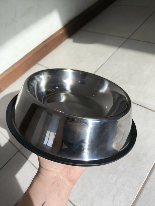 Comedero/bebedero acero inox. 26cm